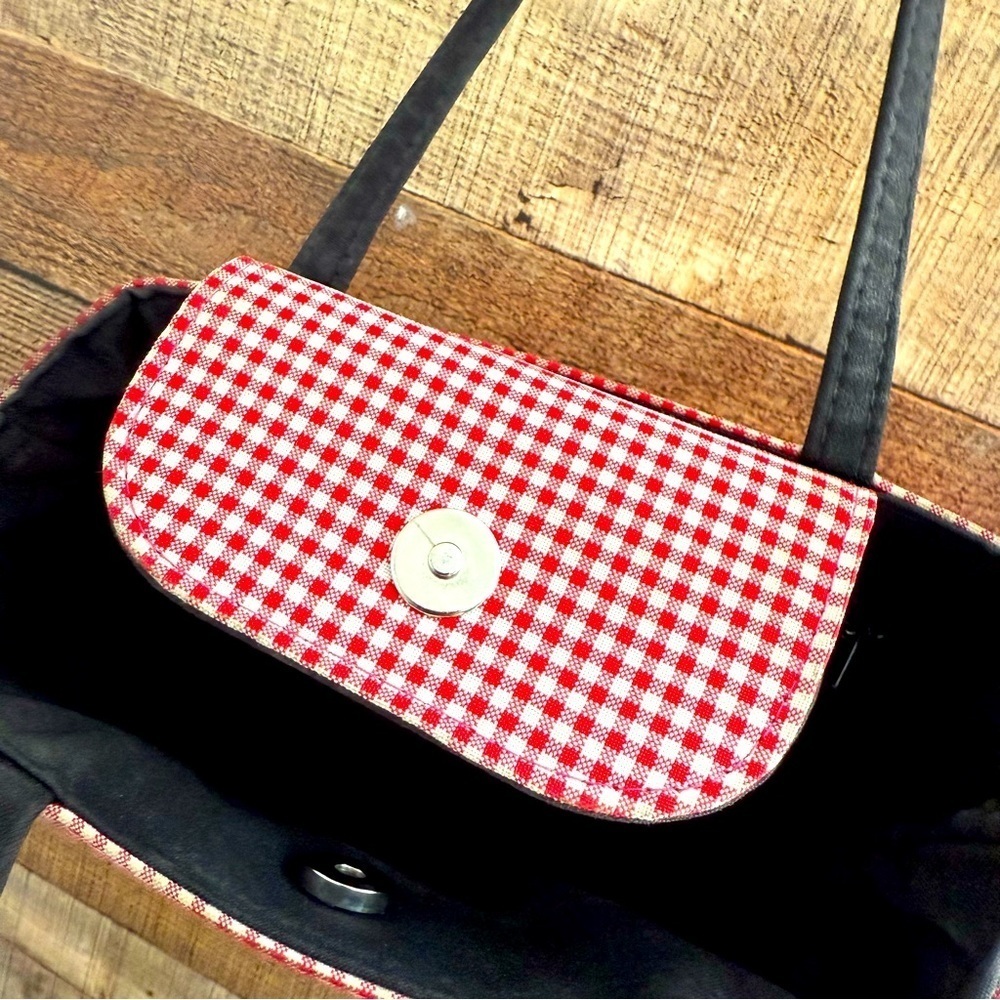Kate Spade Vintage Y2K Gingham Tote Bag - Picture 9 of 10